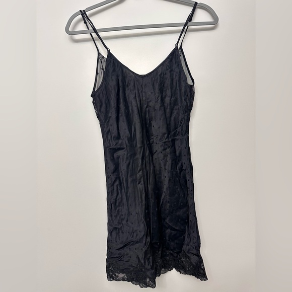 LA PERLA Silk Elegant Black Lace Slip Dress - Picture 12 of 12